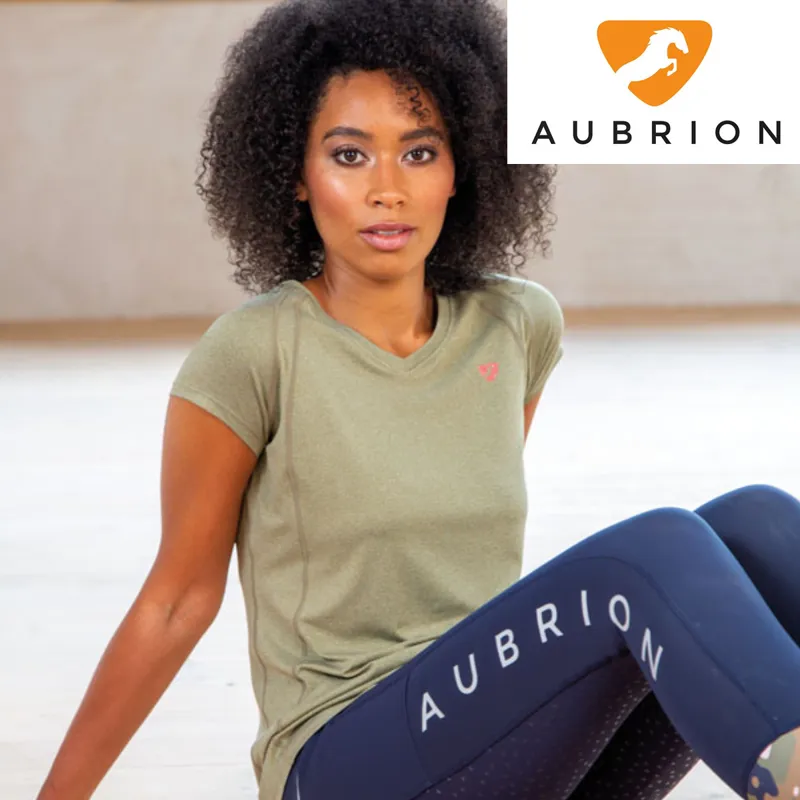Aubrion Elverson Tech T-Shirt - Ladies Olive